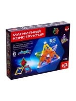 Конструктор магнитный «Необычные фигуры», 55 деталей