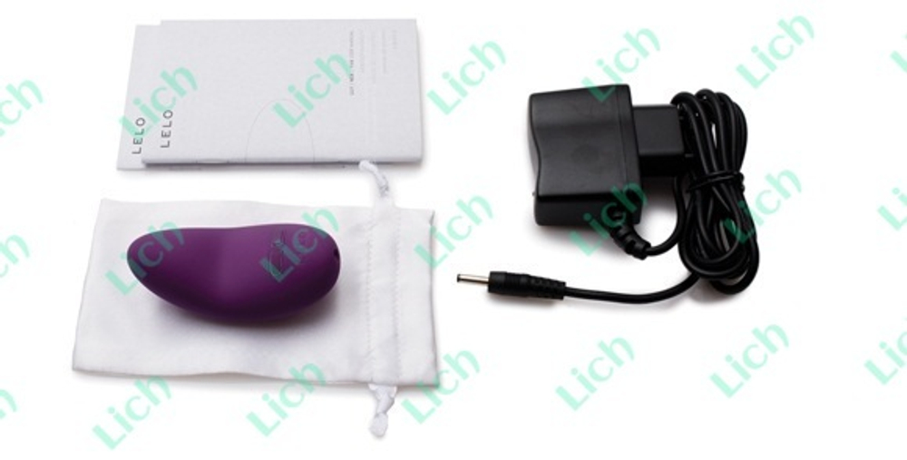 Сливовый шелковистый клиторальный стимулятор Lily (LELO)