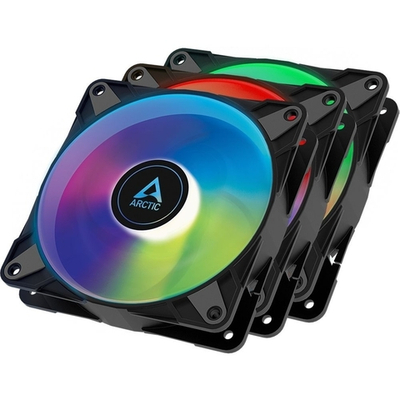 Вентилятор Case fan ARCTIC P12 PWM PST A-RGB 0dB (3 PCS Value Pack) ACFAN00232A