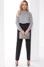 Брюки "Монтана" (блэк/полоска) Б8045 LT Collection