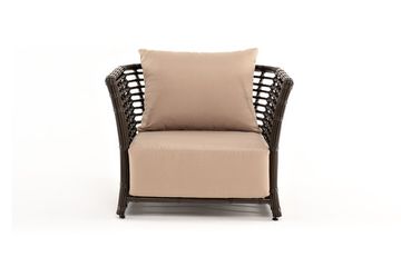 "Валенсия" кресло из искусственного ротанга, цвет бронзовый