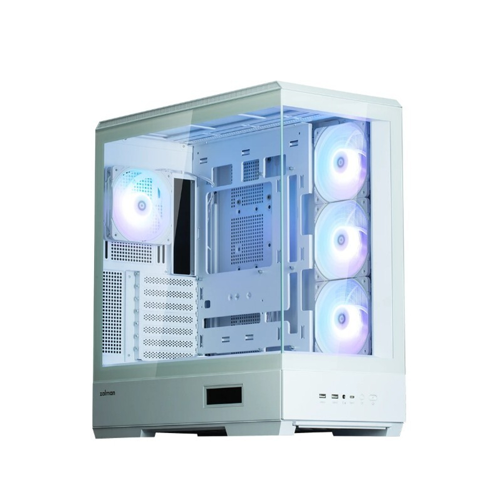 Корпус ZALMAN P50 DS, ATX, WHITE, без БП
