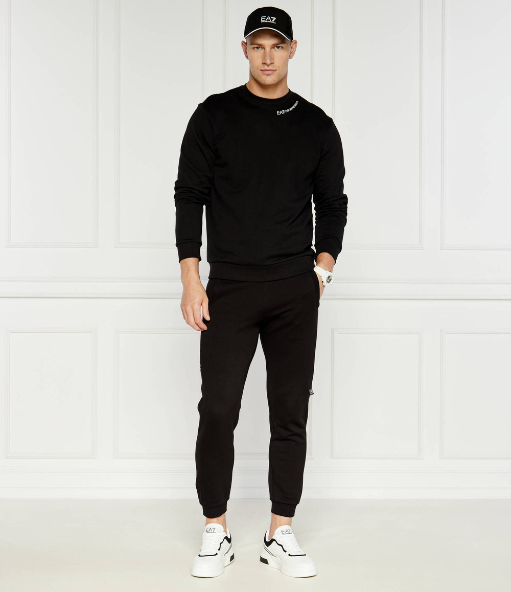Худи EA7 - черный(6DUM12 PJTKZ)