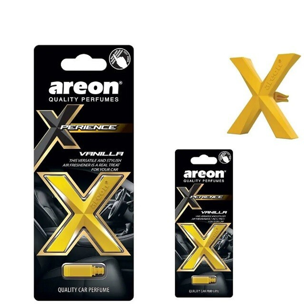(AREON) Ароматизатор на дефлектор XPERIENCE, аромат Vanilla Ваниль