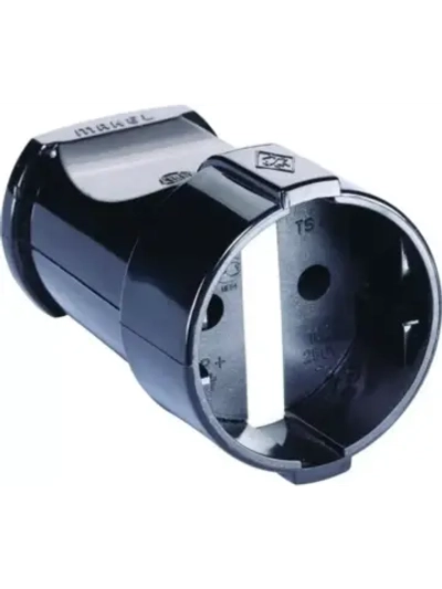 Розетка штепсельная  прямая без заземления 10 А 250 В IP20