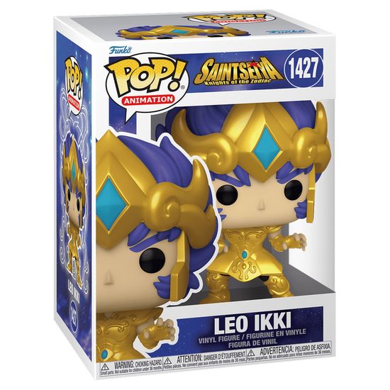 Фигурка Funko POP! Animation Saint Seiya Leo Ikki (Gold) (1427) 72059 / Фигурка Фанко ПОП! по мотивам аниме "Рыцари Зодиака", Икки