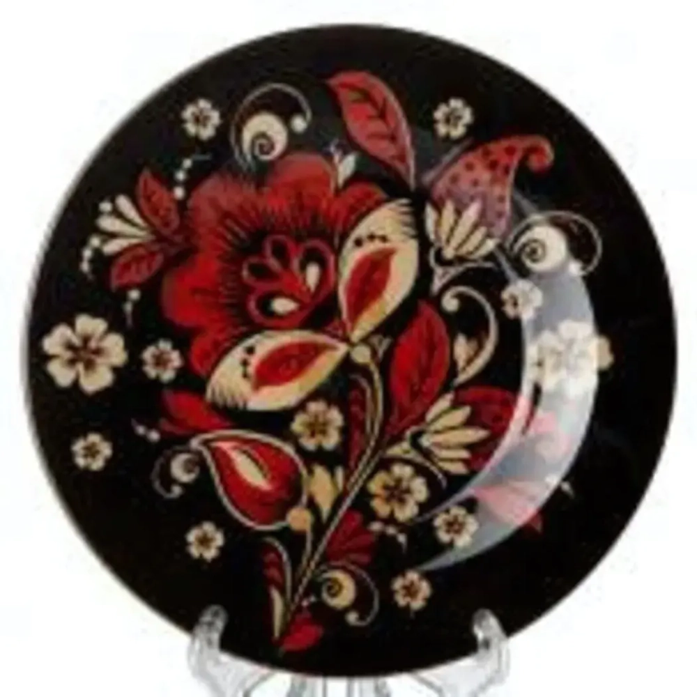 Тарелка 26см «Хохлома» 10328SLBD34