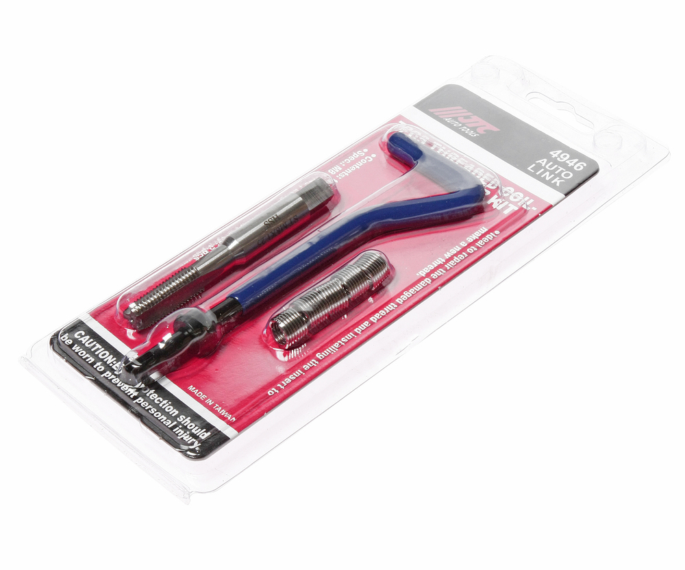 Набор инструментов и вставок для восстановления резьбы М8х1.25мм L=10.8мм 7 предметов JTC