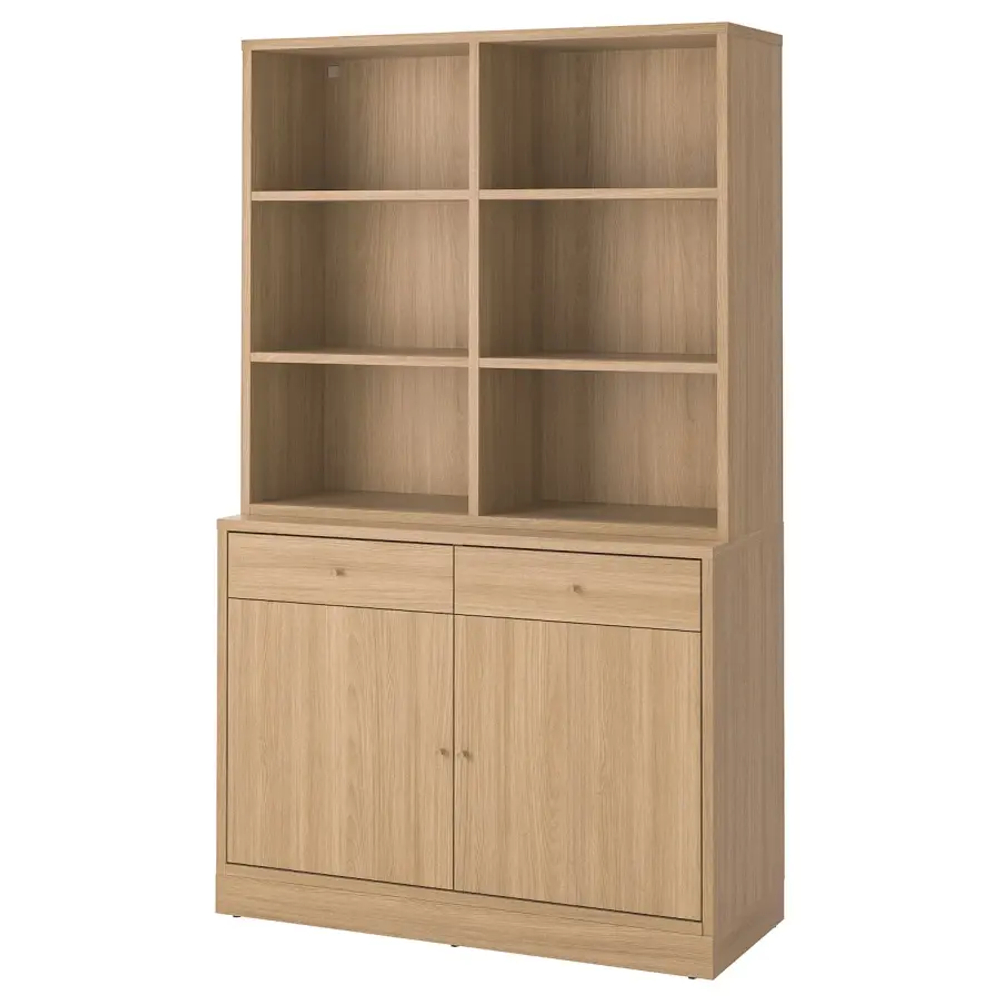 Книжный шкаф - TONSTAD IKEA/  ТОНСТАД  ИКЕА,  200,5х121 см,  светло-коричневый