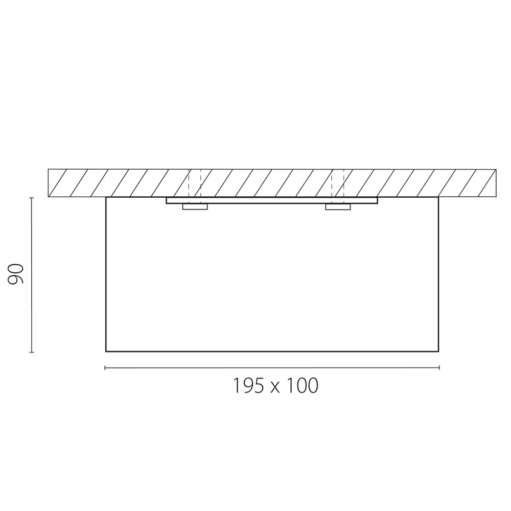 052129-IP65 Светильник MONOCCO LED 2х10W 1200LM 30G СЕРЫЙ 4000K