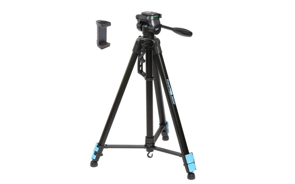 Штатив Falcon Eyes Travel Line 3600 + Fujimi SM-CL2 с креплением для смартфона