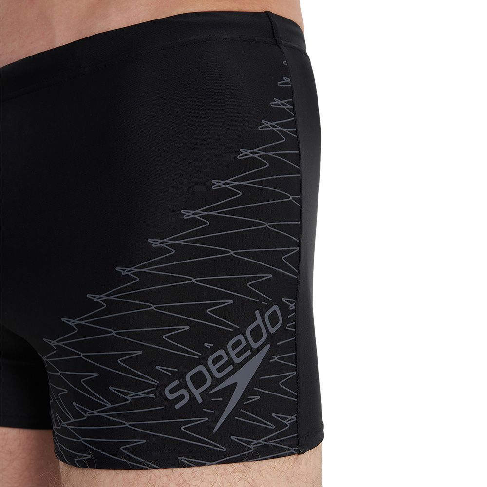 Плавки SPEEDO Eco Medley Logo Swim boxer, 8-1135400334, р.32 (рос.48), нейлон, эластан, черный