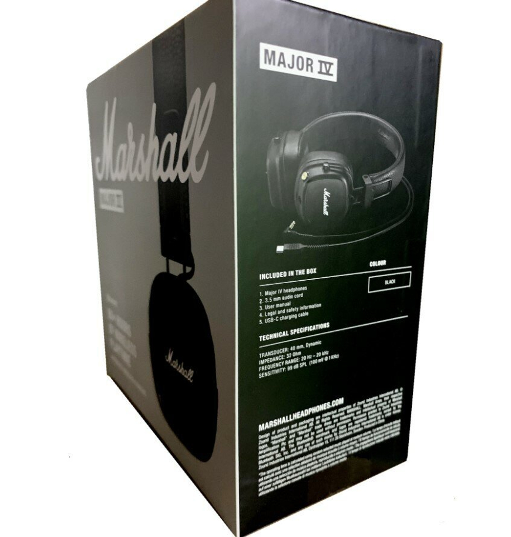 Беспроводные наушники Marshall Major IV, черный