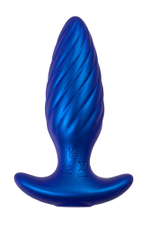 Синяя анальная вибровтулка Closs с управлением через приложение