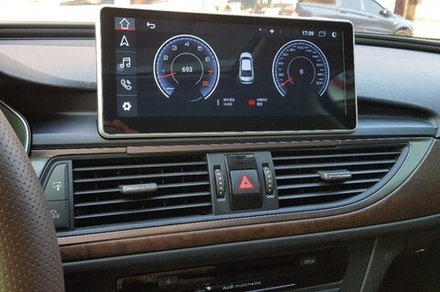 Магнитола Audi A6 C7 2011-2015 (MMI 3G) - Carmedia HL-1019-1 монитор 10.25", Android 11, 8Гб+128Гб, CarPlay, SIM-слот