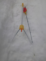 Удочка-поставушка зимняя самоподсекающая.