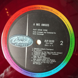 Винтажная виниловая пластинка LP Nat King Cole A Mis Amigos (Japan 1966) (No obi)