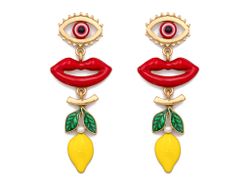 Серьги Cucaracha lemon