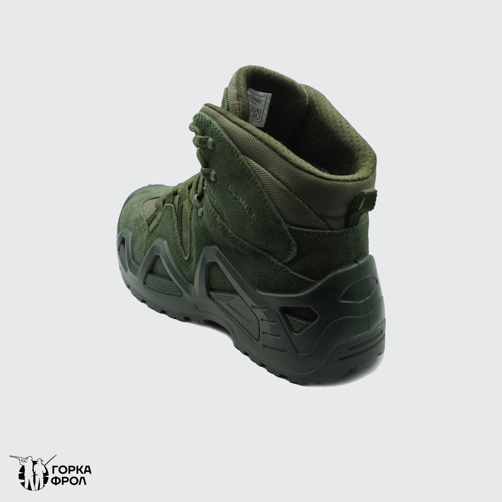 Ботинки Lowa Zephyr Mid олива, треккинговые (лето/демисезон)