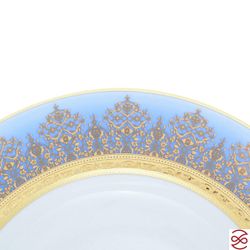 Набор глубоких тарелок Falkenporzellan Constanza Marakesh Blue Gold 22,5 см (6шт)