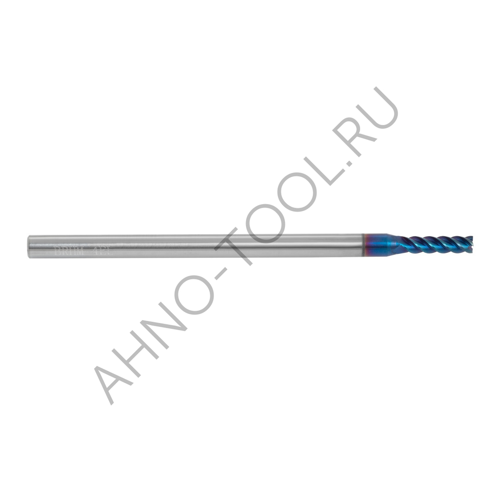 Фреза твердосплавная   4мм (L=75, l=15, хв=4) Z4 45° по закаленной стали BRHM-4EL-D4.0 HRC65 AHNO