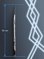 Профессиональные маникюрные ножницы для кутикулы с крючком Exclusive 23 type 2 (magnolia)