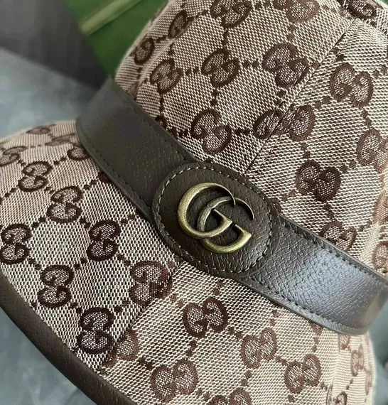 Панама GUCCI GG canvas bucket hat