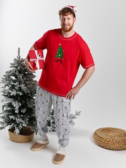 Костюм мужской Праздник-5.1 Виотекс КРАСНЫЙ