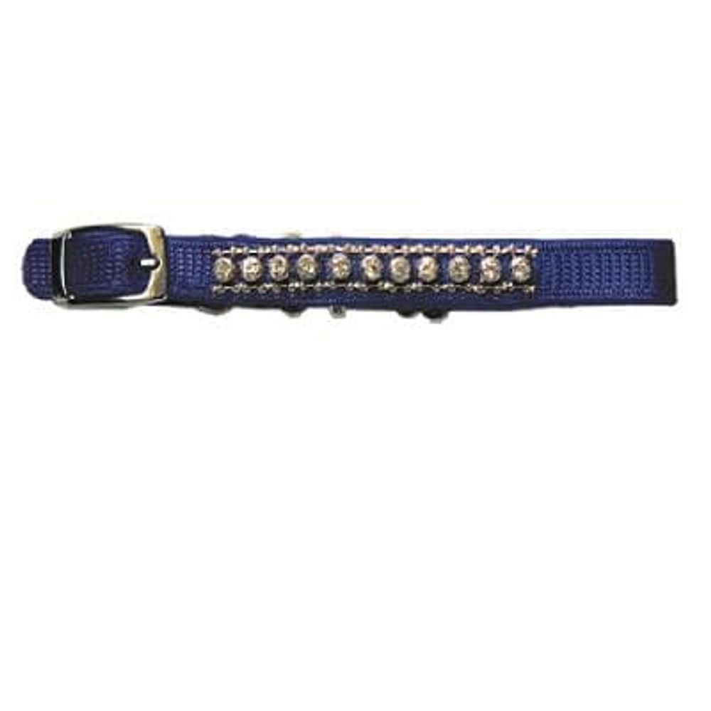 Ошейник д/кош. со стразами и бубенцом, 10 мм (20-25 см) 70-1923