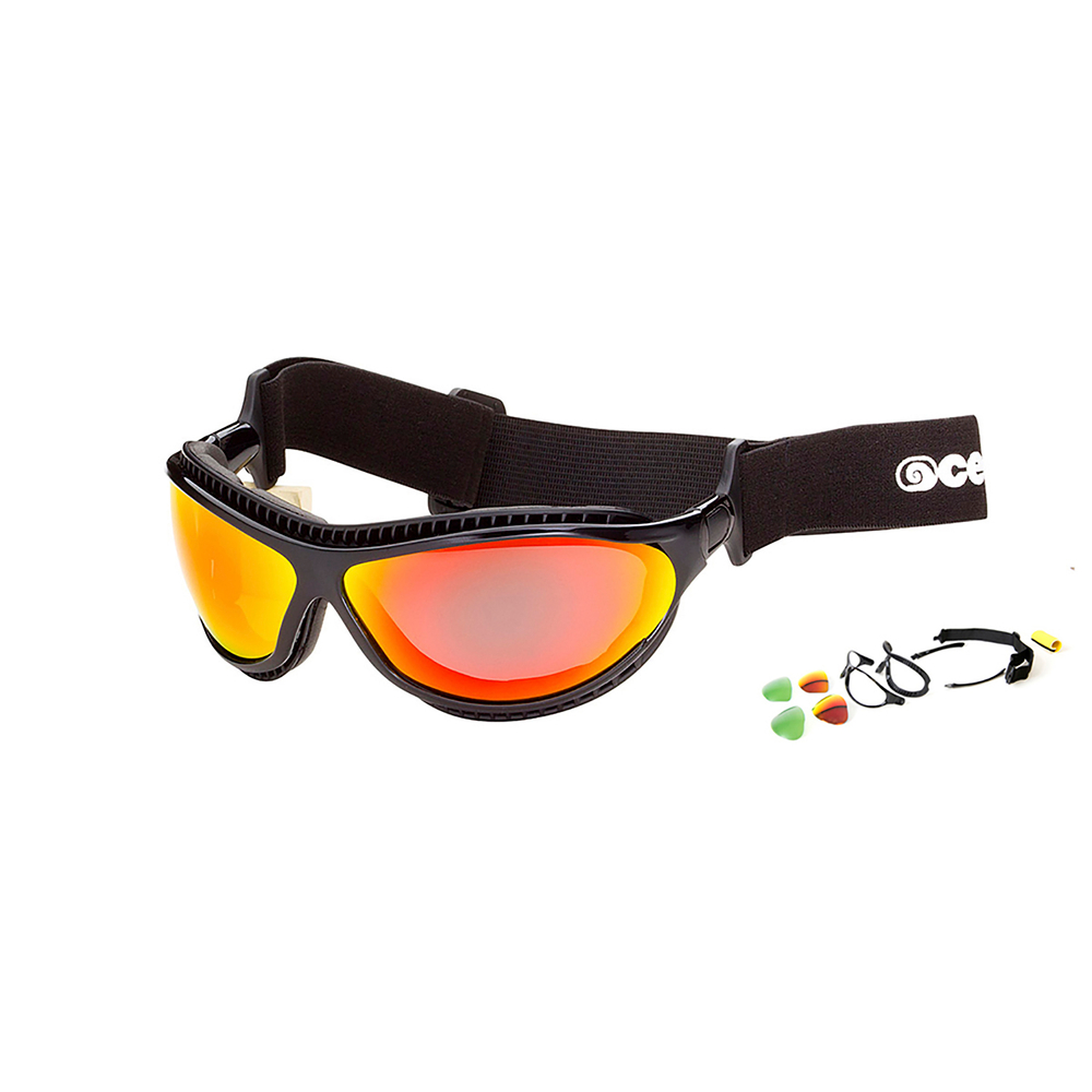 Спортивные очки OCEAN Tierra de fuego Matt Black / Revo Orange Polarized lenses