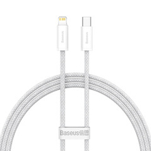 USB-C - Lightning Кабель Baseus Dynamic Charging+Data 20W 1-2m - White