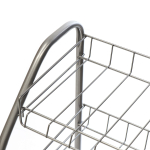 Полка для обуви, мет-л, 4 секц, 66х28х70 см, разборная, сер, Nika, ЭТ1/С