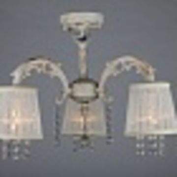 Люстра потолочная OML-30007-03 белый+золото Omnilux Bologna