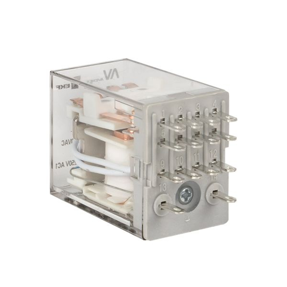 Реле промежуточное RPA 22/4 5A 230В AC EKF AVERES (20.00 шт.)