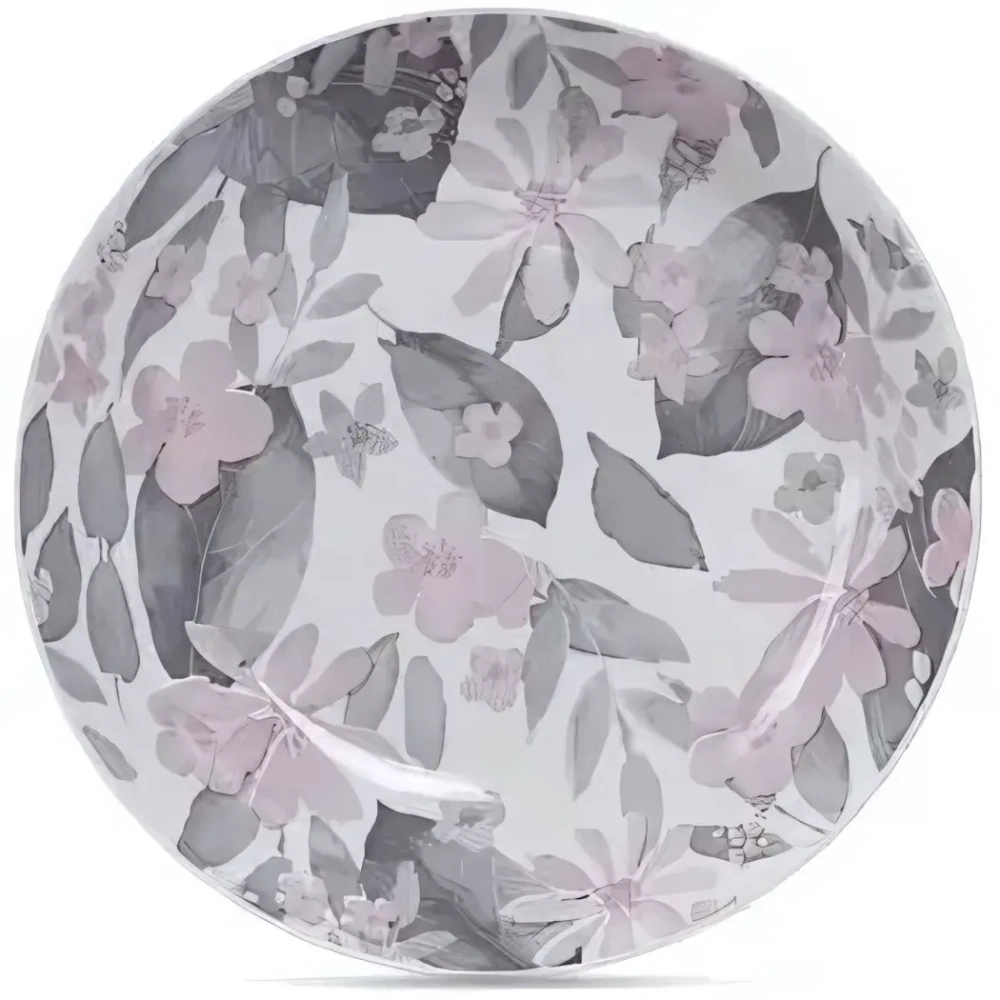 Тарелка обеденная BLOOMING розовая 24см DMD245