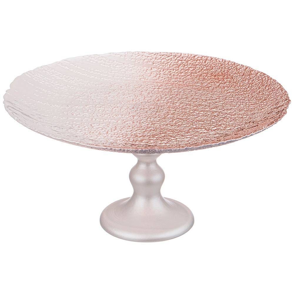 БЛЮДО НА НОЖКЕ "AURORA WHITE" 28СМ ВЫСОТА 14СМ БЕЗ УПАК