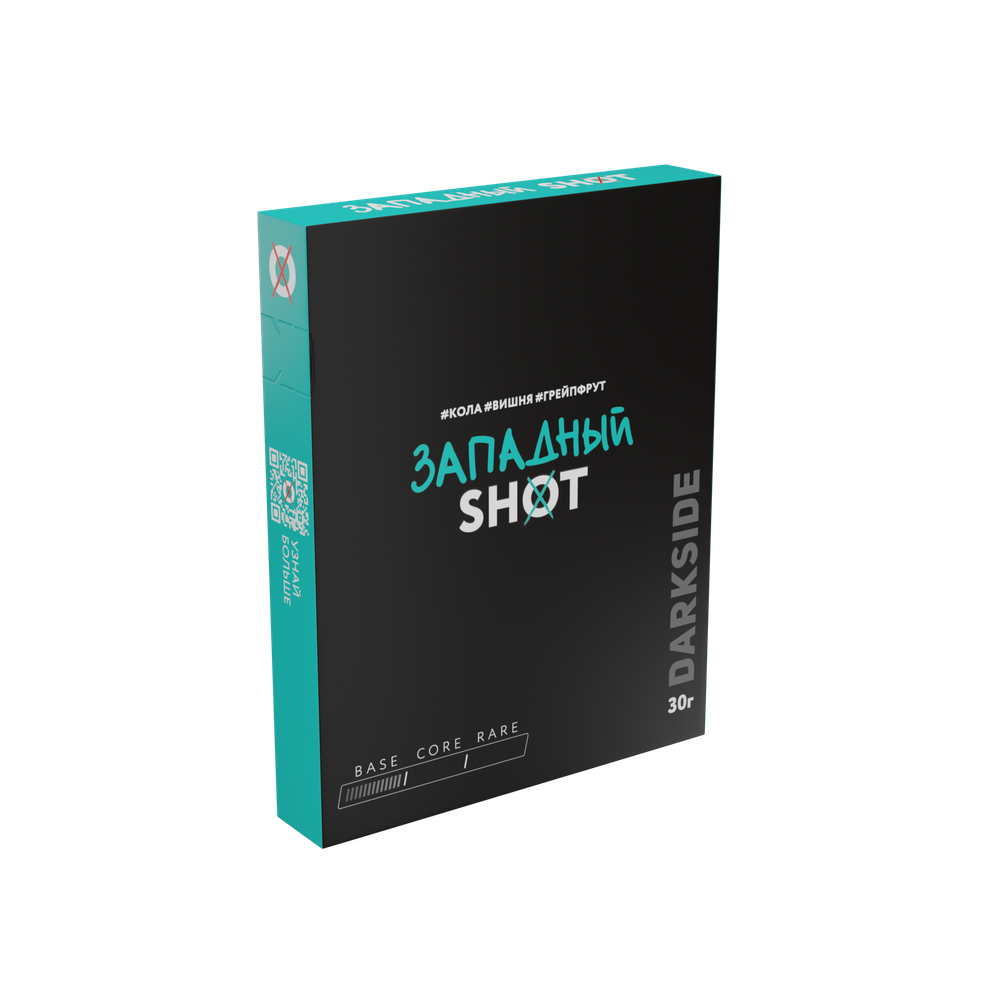 М. Табак для кальяна Dark Side Shot Западный (Кола, вишня, грейпфрут) 30гр