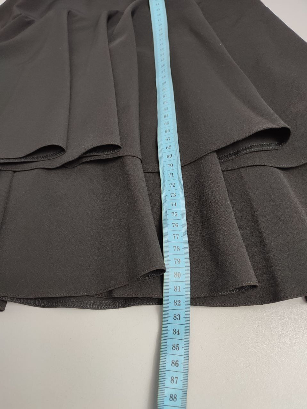 Юбка Alexandra Kazakova черная с воланами 42 размер, новая