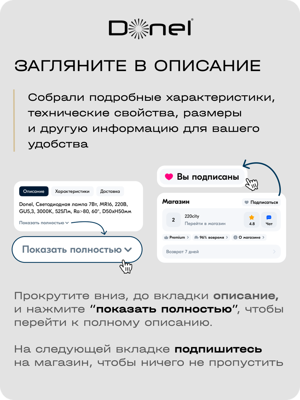 Светодиодный модуль 7Вт,  3000K,  600Лм,  белый