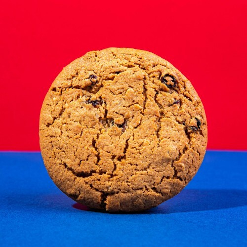 Печенье "Кукис овсяный с изюм и лимон" 70г/28шт в кор