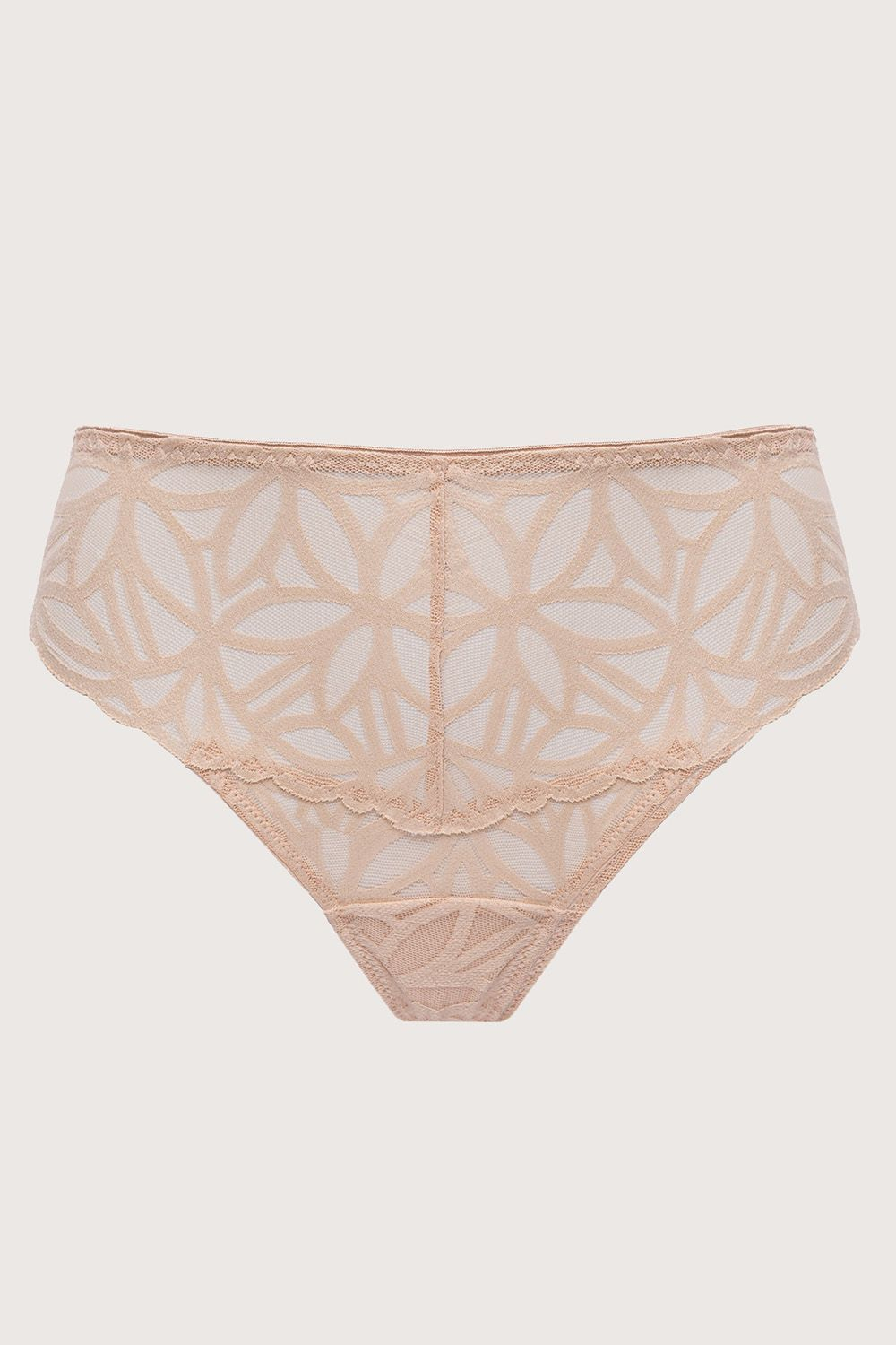 Трусики-стринги с завышенной талией Sugar Dune (Размер: 42) (Цвет: телесный)