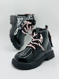 Детские осенние ботинки Buba Black Autumn