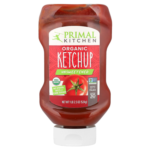 Primal Kitchen, органический кетчуп, без подсластителей, 524 г (1 фунт, 2,5 унции)