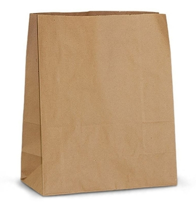 Пакет крафт на вынос 34*26*15 см