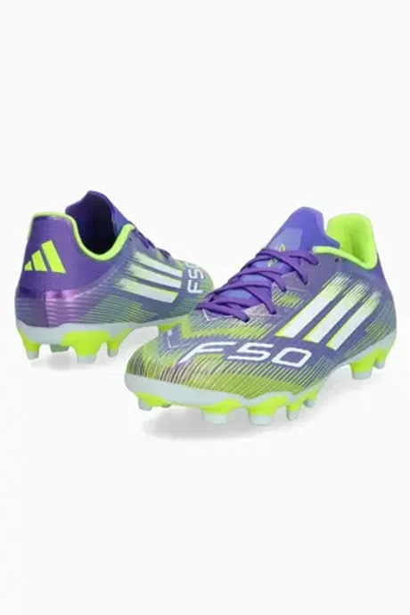 Бутсы adidas F50 League MG - фиолетовый