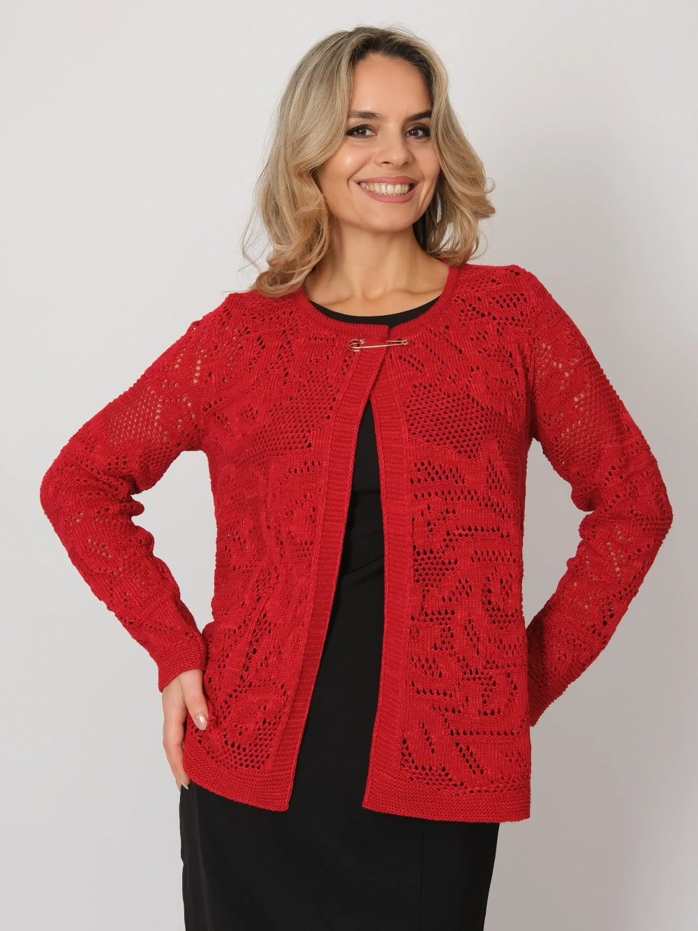 Жакет 351935/красный