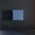 Клавиши для выключателя/переключателя двухклавишного с подсветкой, S70 (деним)