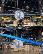 Стабилизирующая тяга из цельного алюминия с Ultra-Flex шарниром для Bronco Raptor 2022+ Форд Бронко Раптор