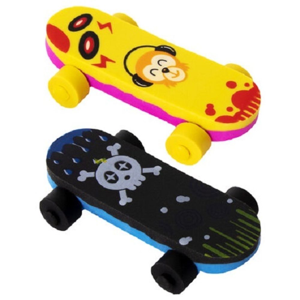 Ластик Пифагор Скейт, ассорти, 1шт