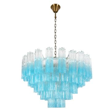 Подвесная люстра 18*Е14 10580/800 Clear blue синий градиент Murano LOFT IT